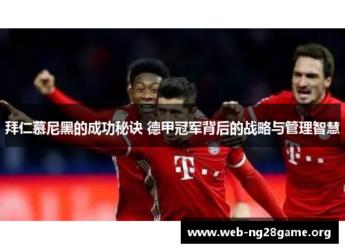 拜仁慕尼黑的成功秘诀 德甲冠军背后的战略与管理智慧 拜仁慕尼黑的成功秘诀 德甲冠军背后的战略与管理智慧